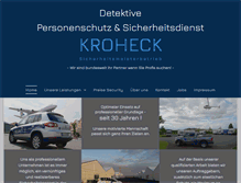 Tablet Screenshot of kroheck.com